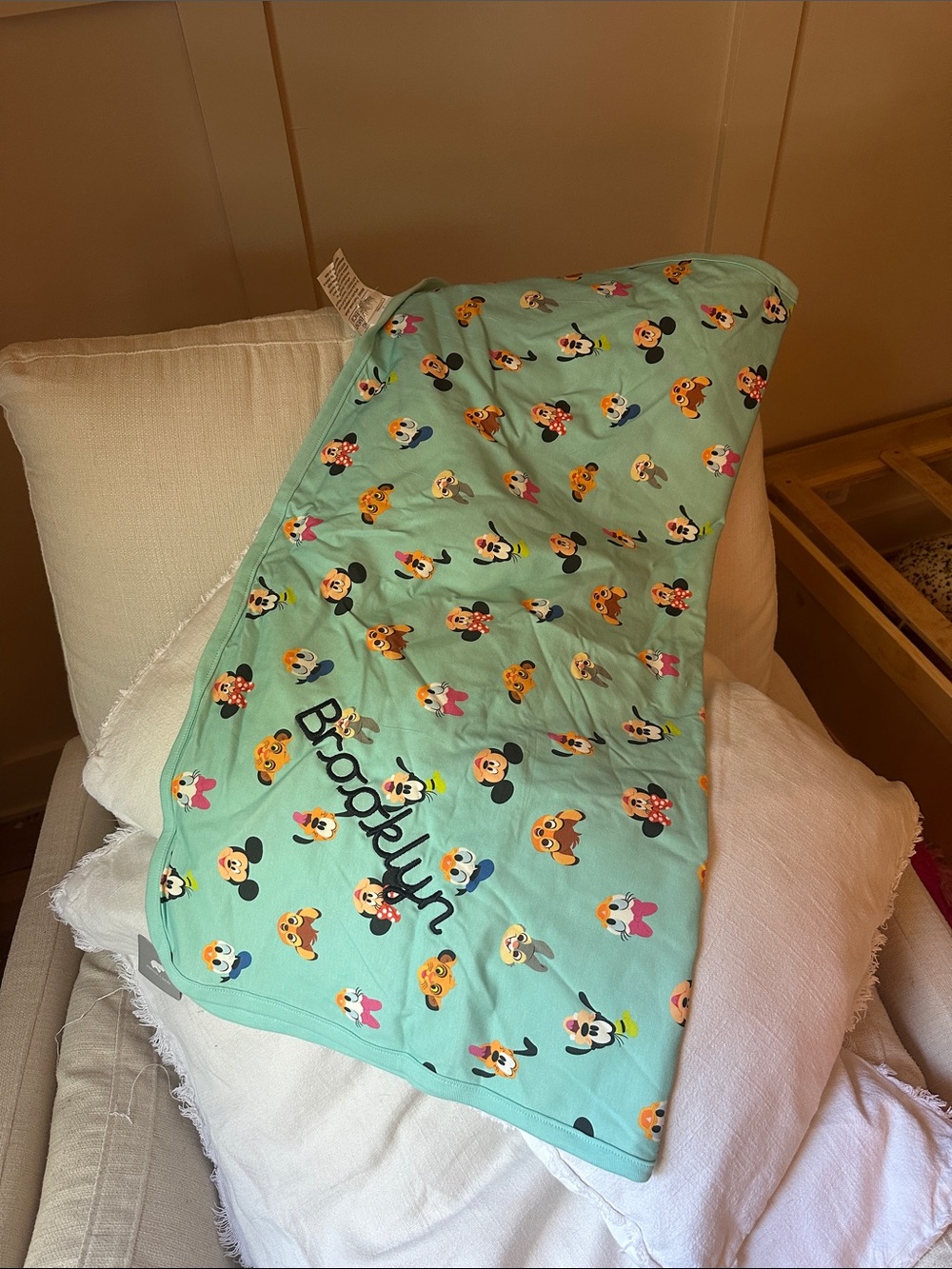 Monica + Andy baby blanket swaddle - Disney 100 collection